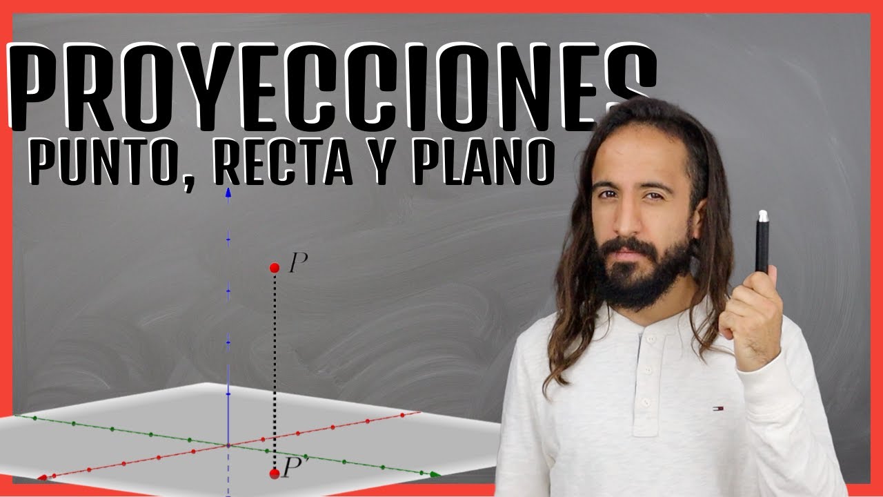 Proyección de punto sobre recta y punto sobre plano | Geometría Analítica