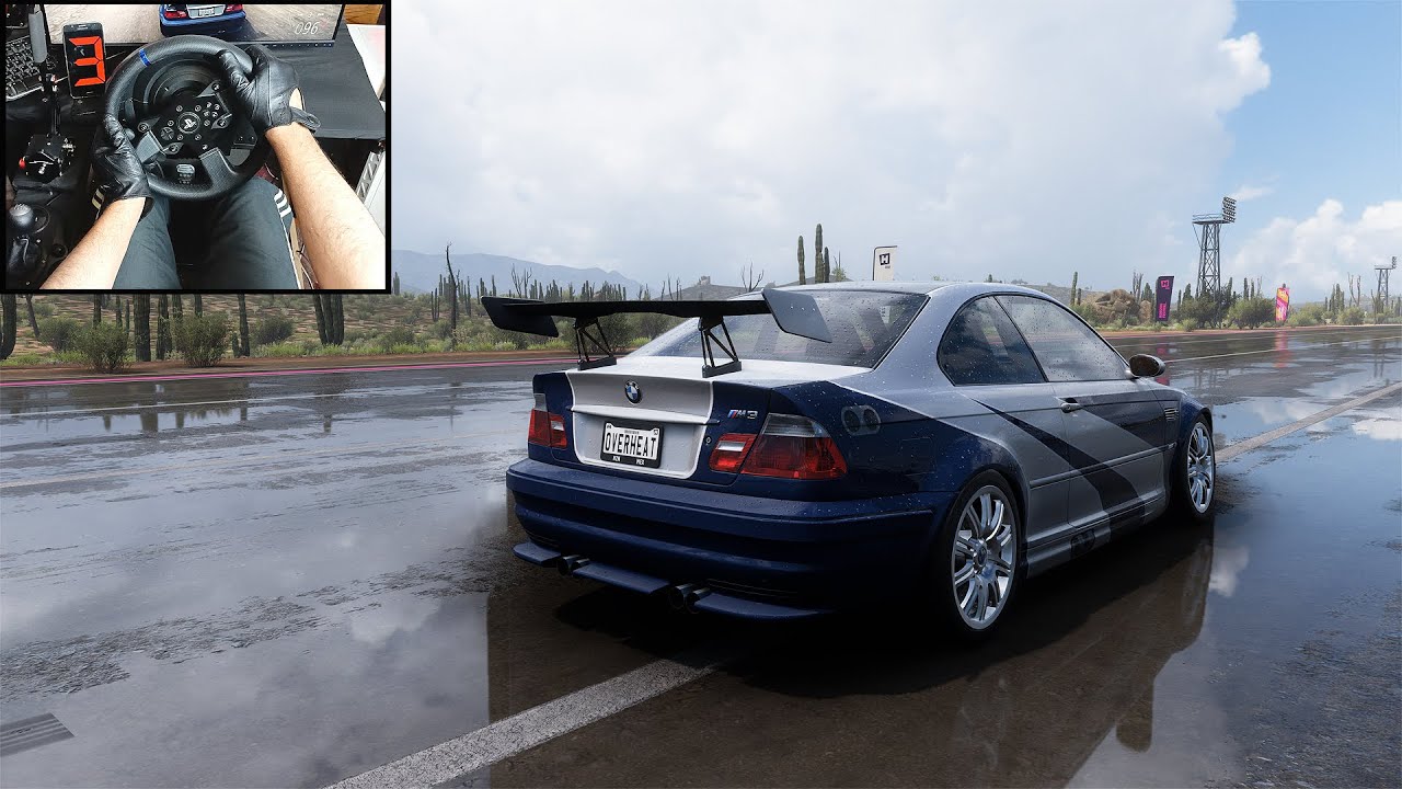 NFS Most Wanted BMW M3 GTR - Forza Horizon 5 | Steering Wheel Gameplay ...