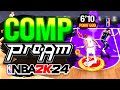 I BROUGHT MY 6&#39;10 POINT CENTER TO COMP PRO AM FOR THE FIRST TIME IN NBA 2K24!