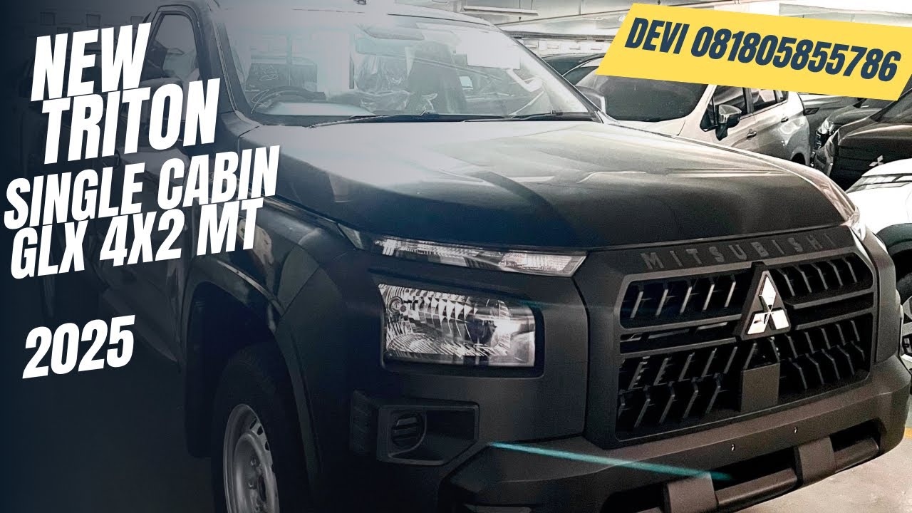 NEW TRITON SINGLE CABIN GLX MANUAL 4x2 tahun 2025 | Devi 081805855786