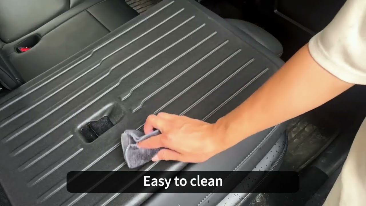 Tesla Model Y Seat Back Protector. Dirt-resistant and easy to clean.