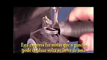 Como é fabricado a mola?