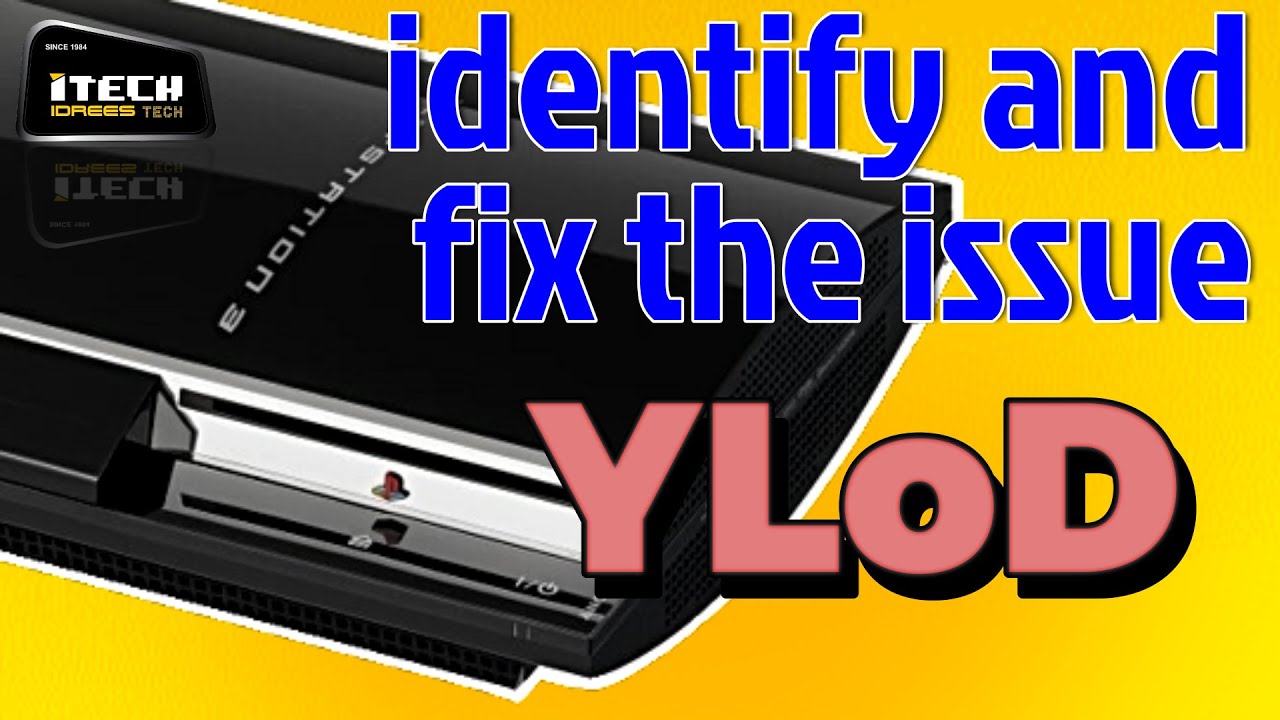 ps3 fat Yellow Light Error. YouTube