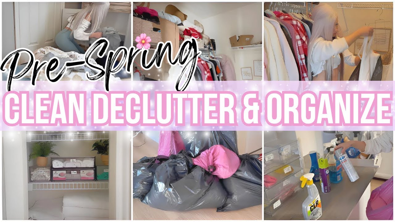*NEW* 🌸 PRE-SPRING EXTREME CLEAN DECLUTTER & ORGANIZE WITH ME | KONMARI SPACE BY SPACE DECLUTTER