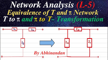Equivalence of T and Pi -Network.T to Pi and Pi to T transformation|| By Abhinandan.