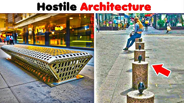 All of Hostile Architecture (unpleasant design, defensive urban design) in the world