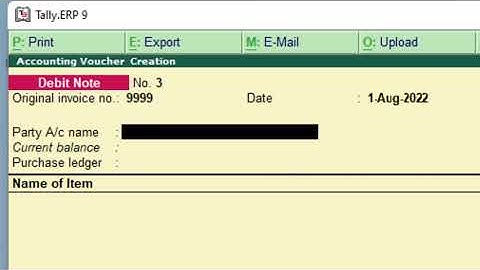 Use Purchase Return Ledger in Tally ERP-9@COMPUTEREXCELSOLUTION