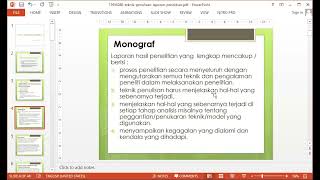 Penulisan Laporan Ilmiah