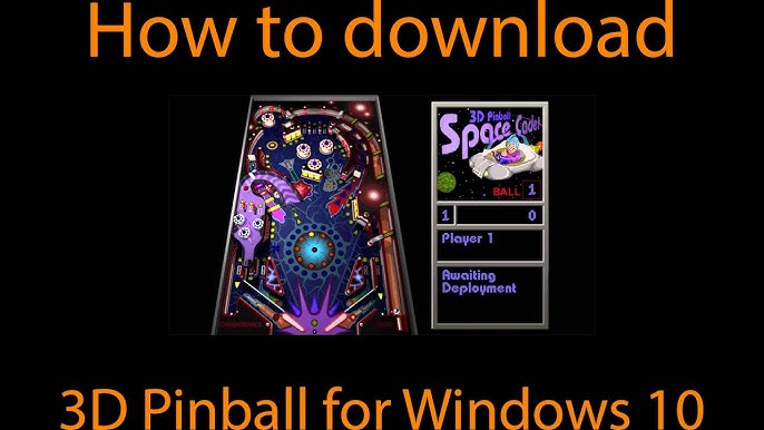 Windows Fail: Pinball 3D: Space Cadet para Windows Vista, 7, 8