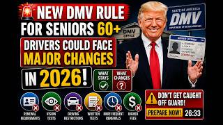 🚨 NEW DMV Rule for Seniors 60+ — Drivers Could Face Major Changes in 2026!