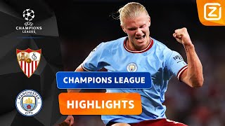 Geweldenaar Haaland Slaat Toe Sevilla Vs Man City Champions League 202223 Samenvatting