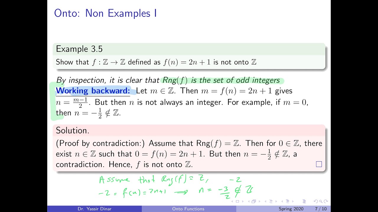 Onto Functions part 2 - YouTube