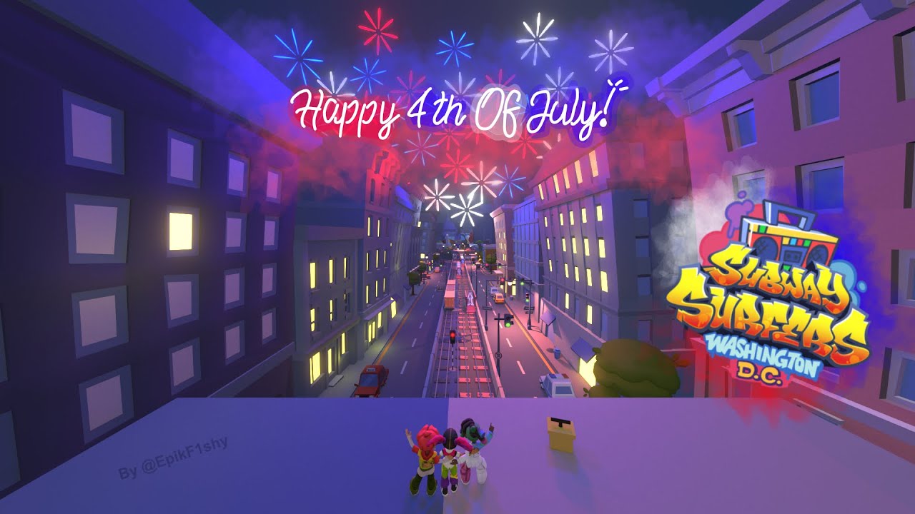 Subway Surfers Washington D.C. 2025 - 4th of July Animation! (my trailer)
