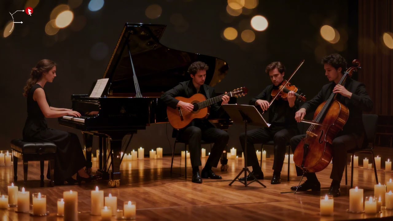Fading Twilight 🎻 Melancholic Piano, Sorrowful Violin & Mournful Cello | Candlelight Concert 🕯️