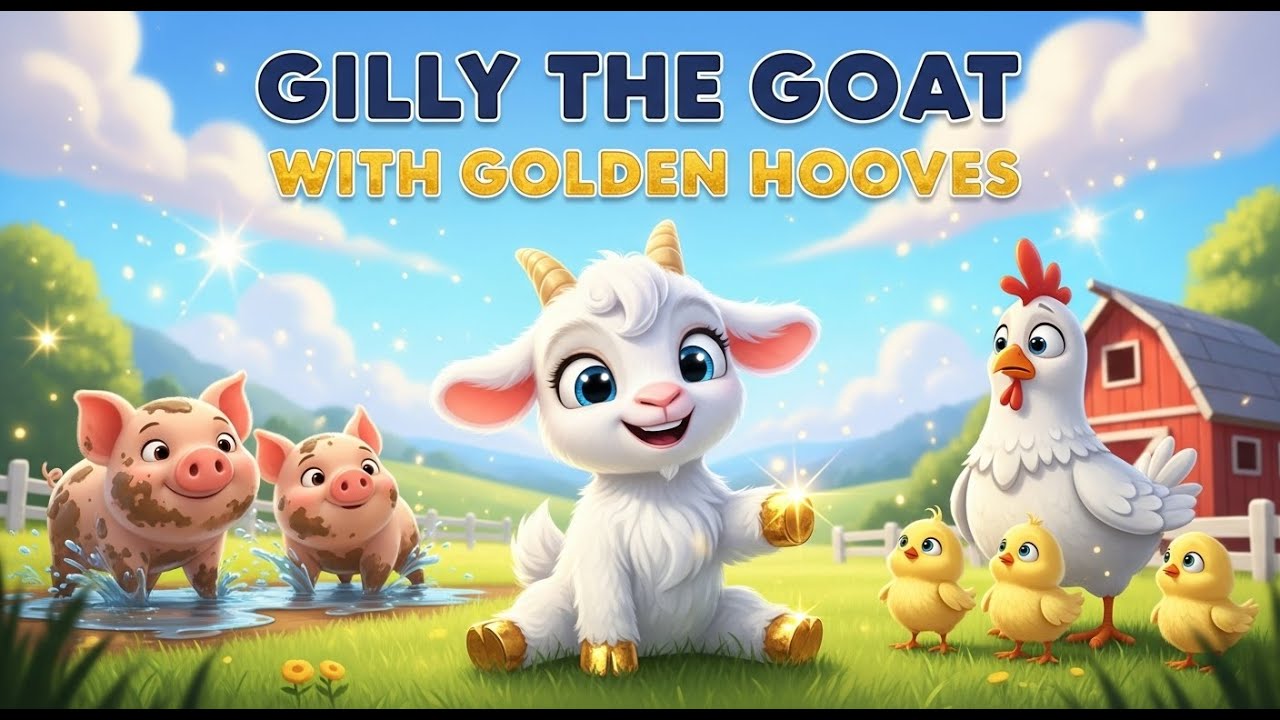 GILLY THE GOAT WITH GOLDEN HOOVES- CHILDREN'S STORIES