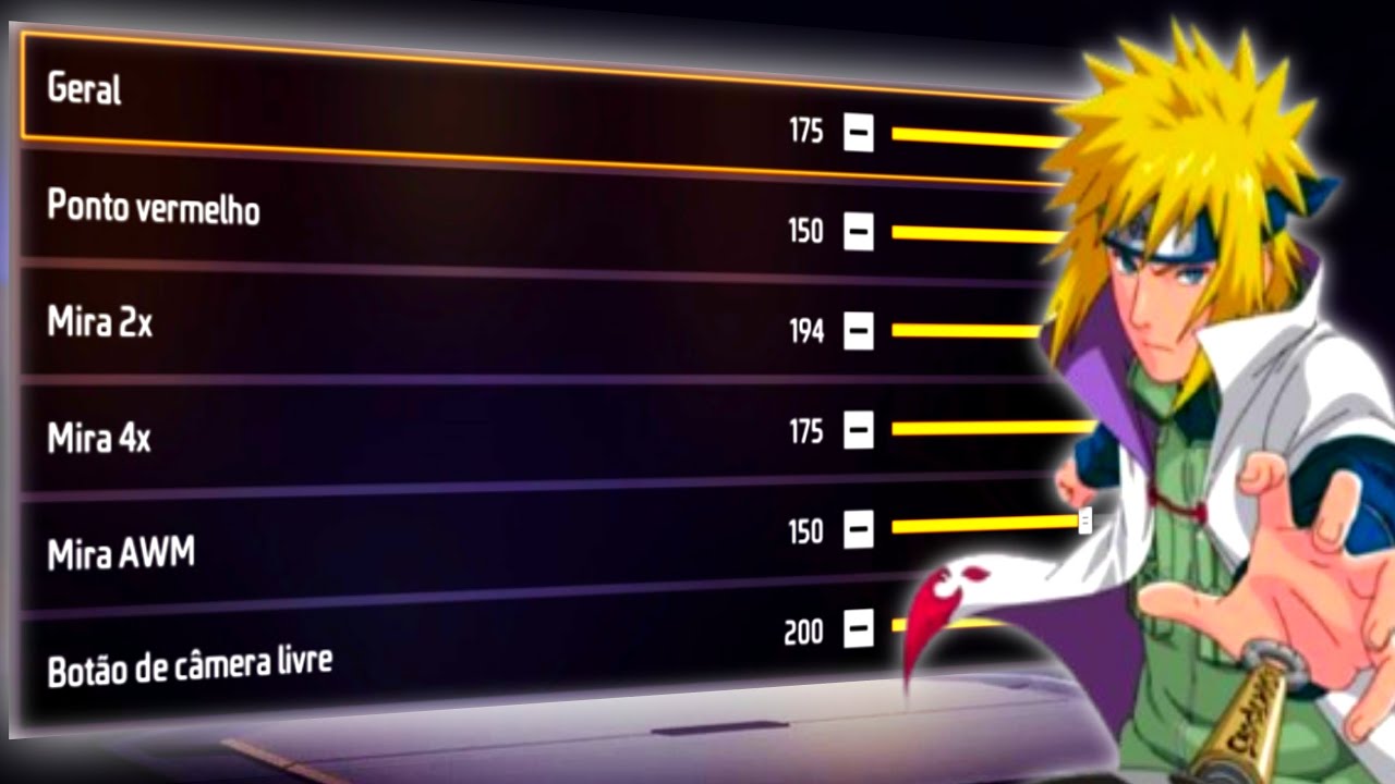 CONFIGURAÇÃO PERFEITA PARA FREE FIRE  DICAS DE SENSIBILIDADE!