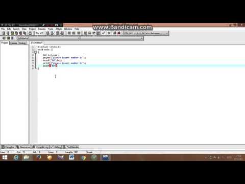 การบวกเลข Devc++