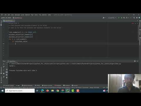 Find minimum and maximum element in an array-Python