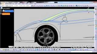 Video Tutorial on Modeling Lamborghini Gallardo in CATIA Part 10