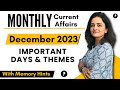 December 2023 Important Days & Themes π