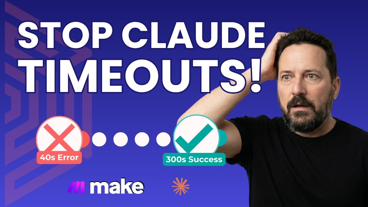 Make.com Claude Timeout Error: How to Extend to 300 Seconds - YouTube