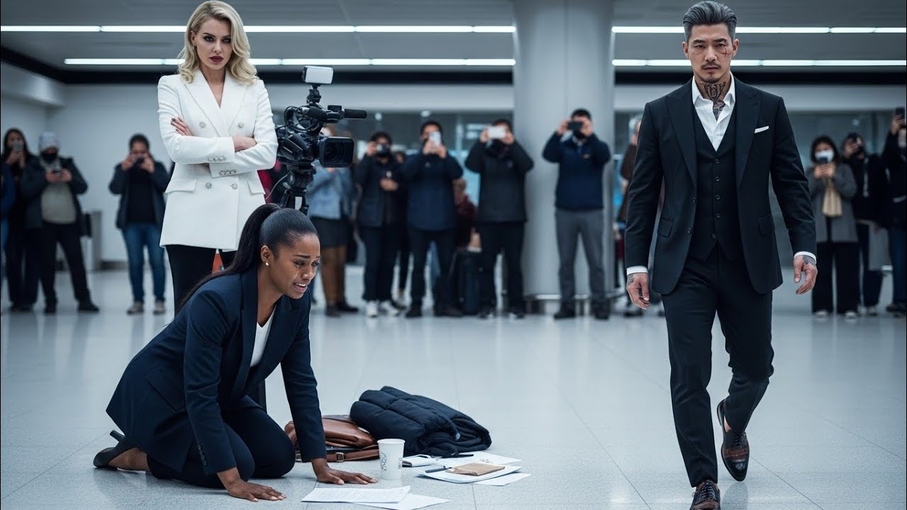 Billionaire EX-WIFE Humiliated BLACK STUDENT at Airport — KOREAN MAFIA BOSS Made Her Clean His Shoes