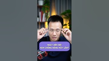 Ngày nên bôi kem chống nắng mấy lần? #shorts | Dr Hiếu