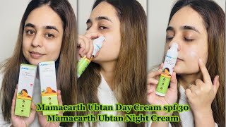 Mamaearth Ubtan Day Cream with spf and Night Cream Review | Honest Review Mamaearth Ubtan Creams