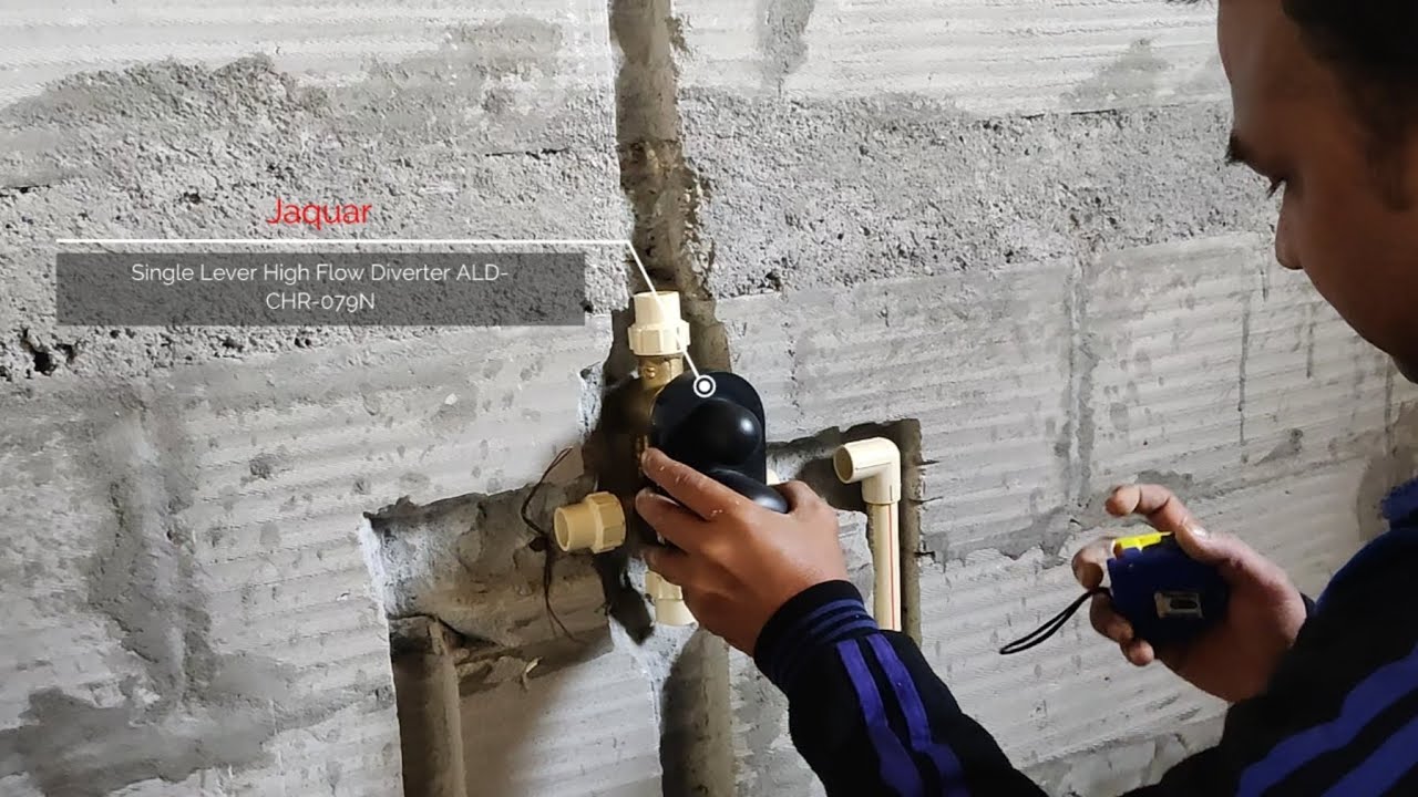Jaguar diverter fitting and installation.JaquarGroup YouTube