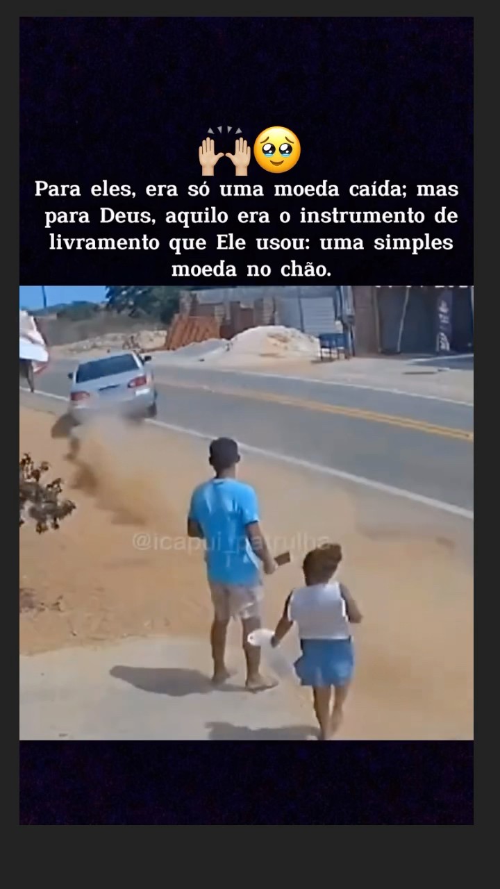 E tem gente q ainda n entende os avisos e os caprichos do senhor.