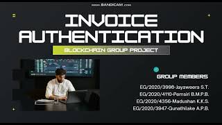 Gp 24   Blockchain Based Invoice Authentication Dapp