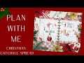 PLAN WITH ME | CHRISTMAS CATCHALL SPREAD