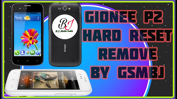 Gionee P2 Hard reset, Factory Reset and Password