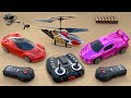 Vip RadioControl RC Flying Helicopter with RC A380 Aircraft and 3D Light RC Car Unboxing and Testing