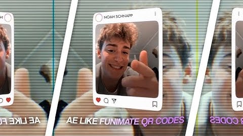 AE LIKE FUNIMATE QR CODES  (TRANSITIONS, INTROS,EFFECTS + MORE)