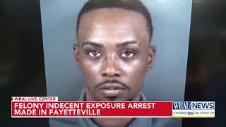 Man charged with indecent exposure, peeping at Fayetteville restaurant