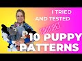I tried and tested 10 adorable puppy crochet patterns!