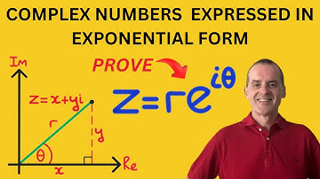 Complex numbers Expressed in Exponential Form | Proof