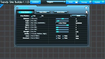 How can I create a text box with scroller in Trendy Website Builder