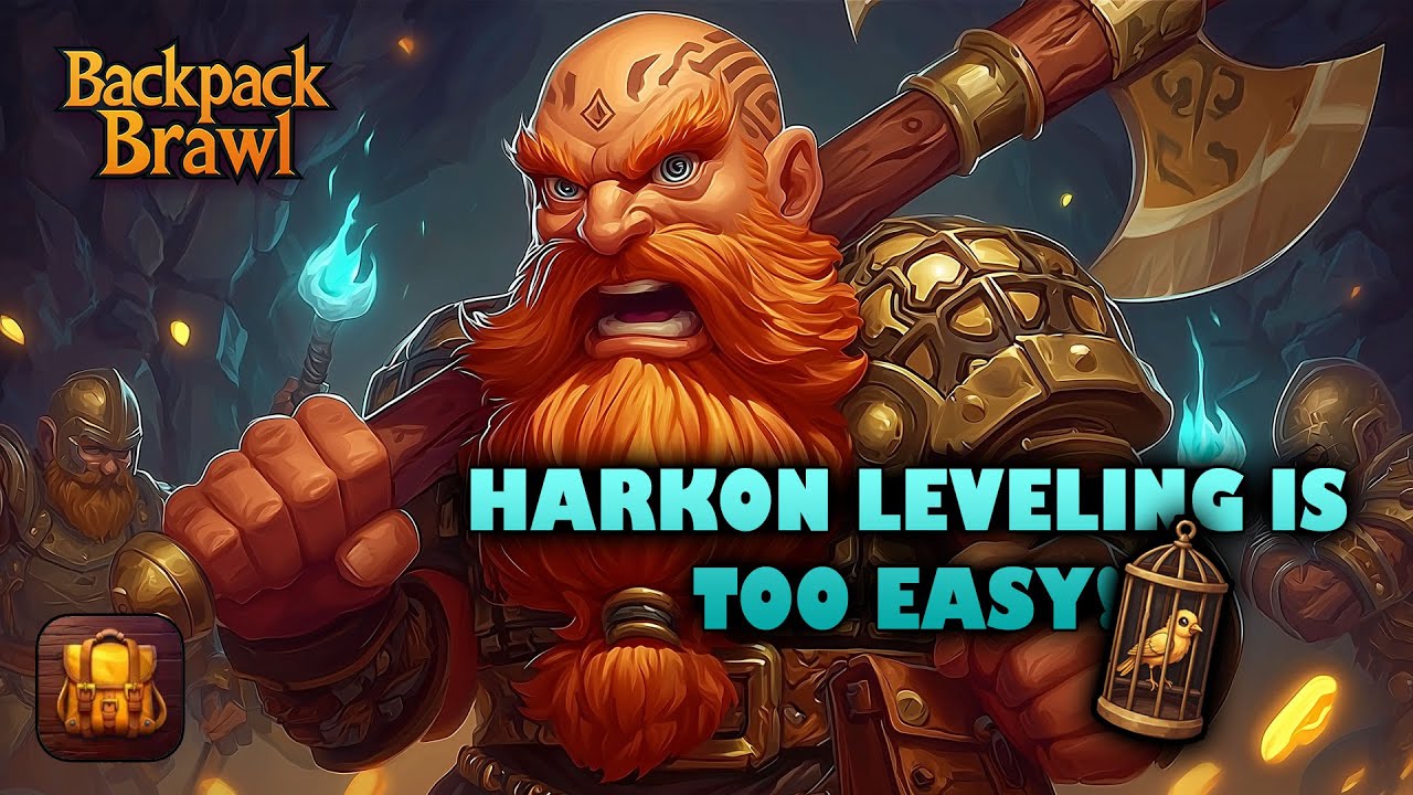 🪓 HARKON LEVEL UP JOURNEY - From Zero to Hero! | Backpack Brawl 🪓