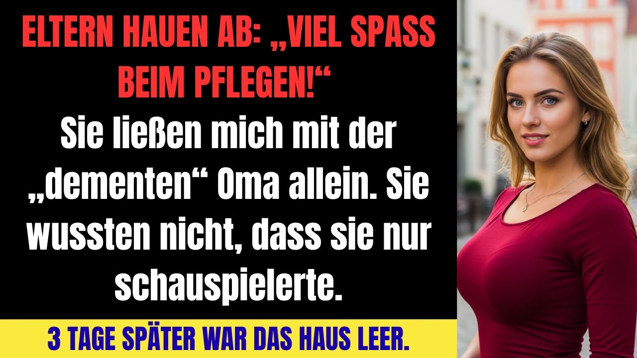Als ich über die Feiertage nach Hause kam, war niemand da – außer meiner pflegebedürftigen Oma.