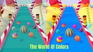 Candy Ball Run - The World of Colors | Satisfying Gameplay | Games Only 🍭🌈 screenshot 4