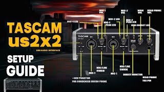 Tascam Us 2x2 Audio Interface | DAW - DAW TIMES