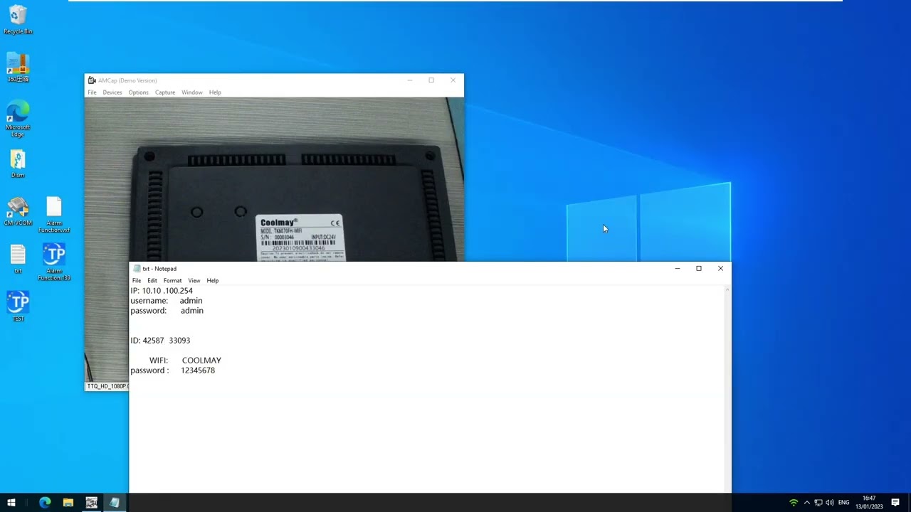Download preogram remotely via WIFI of Coolmay HMI TK6070FH