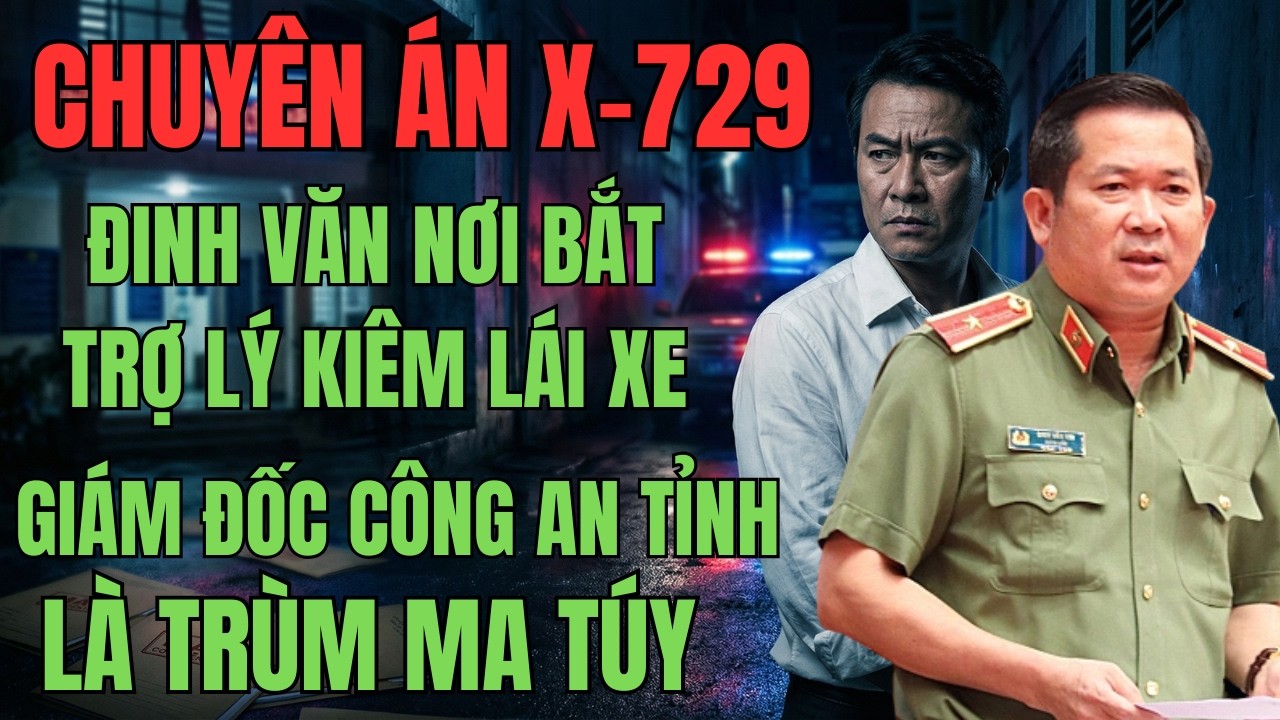 CHUYÊN ÁN CHẤN ĐỘNG LÁI XE KIÊM TRỢ LÝ GIÁM ĐỐC CÔNG AN TỈNH LÀ TRÙM MA TÚY | KỲ ÁN X