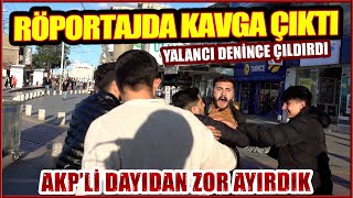 Akpli Abini Yorumlarına Çıldırınca Kavga Çıktı Zor Ayırdık Sokak Röportajları