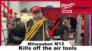 Is this the end of Air tools as we know it? (How do the Milwaukee Tools M12 grinders compare? )