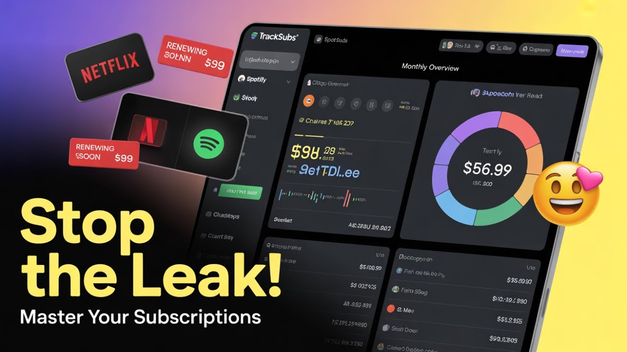 TrackSubs Demo: AI-Powered Subscription Tracking & Reminders