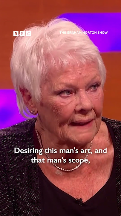 Dame Judi Dench performs a spellbinding sonnet! - BBC