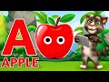 Phonics Song 2 with TWO Words in 3D - A For Apple🍎🍏- ABC Alphabet Songs with Sounds for Children's